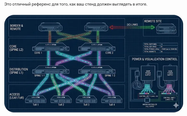 Генерация конструкции стенда